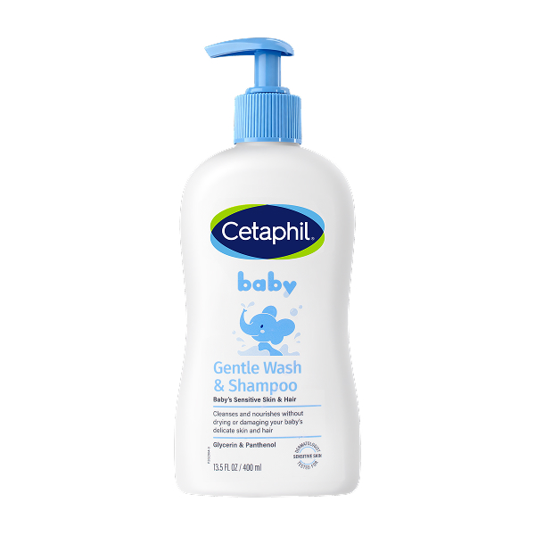 Sữa tắm & gội 2in1 cho bé Cetaphil Baby Gentle - Giao bao bì ngẫu nhiên
