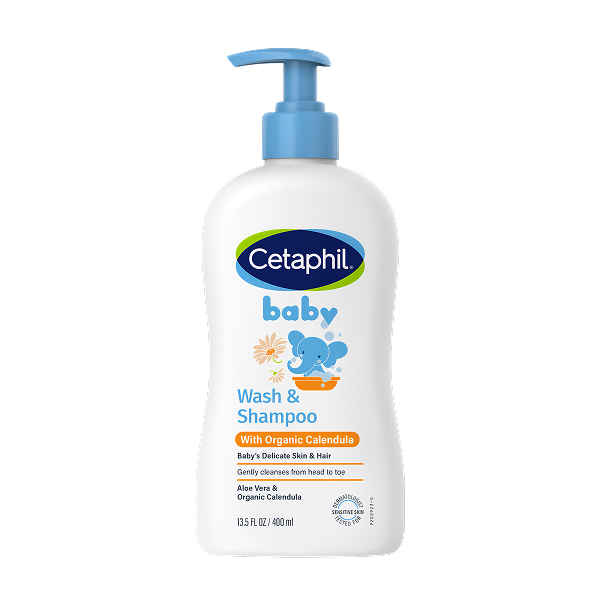 Combo 2 sữa tắm & gội 2in1 cho bé Cetaphil Baby 400 ml (mọi độ tuổi) chính hãng - AVAKids.com