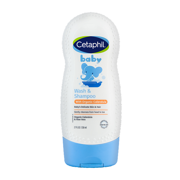 Sữa tắm gội cho bé Cetaphil an toàn, dịu nhẹ cho da nhạy cảm - AVAKids.com