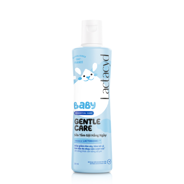 Sữa tắm gội cho bé Lactacyd Gentle Care an toàn, dịu nhẹ - AVAKids.com