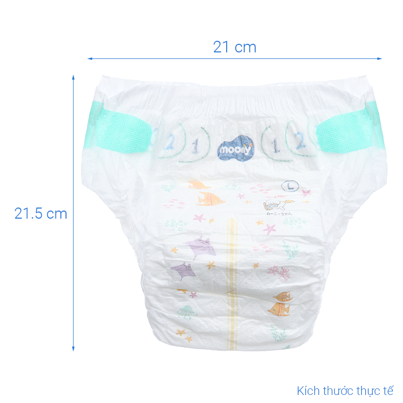 Tã dán Moony size L 48 miếng (9 - 14 kg) 7