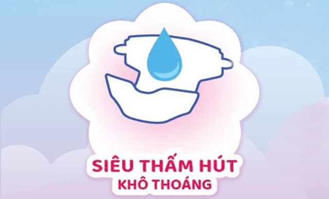Tã dán Moony size L 54 miếng (9 - 14 kg) - Thấm hút