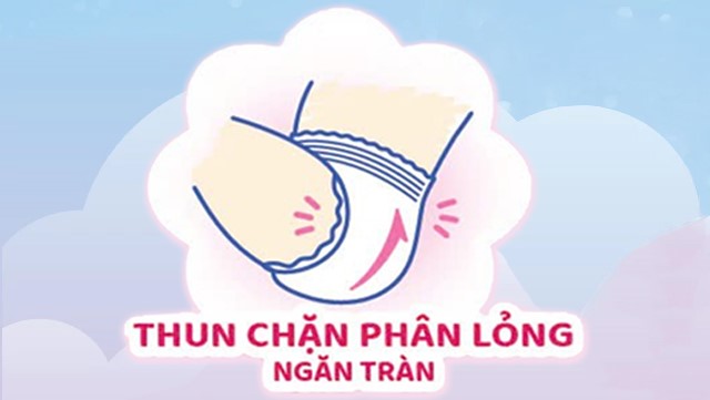 Tã dán Moony size L 54 miếng (9 - 14 kg) - Thiết kế