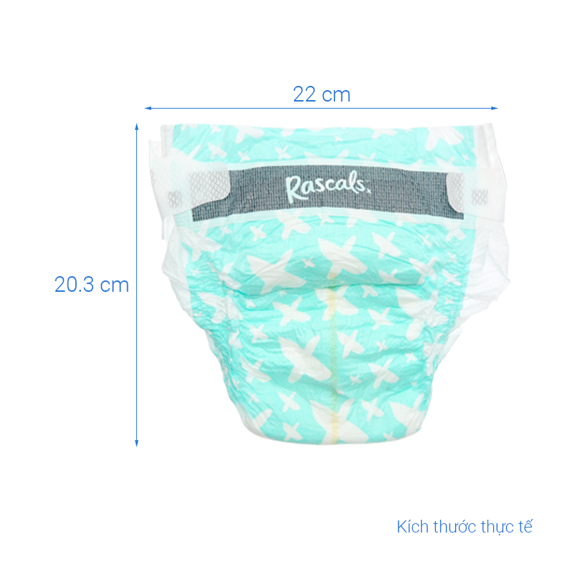 Tã dán Rascals size M 60 miếng (6 - 11 kg) - Giao bao bì ngẫu nhiên 8