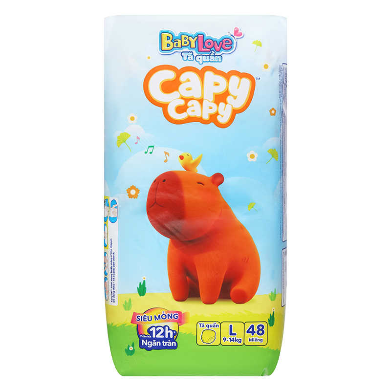 Tã quần BabyLove Capycapy size L 48 miếng (9 - 14 kg) 2