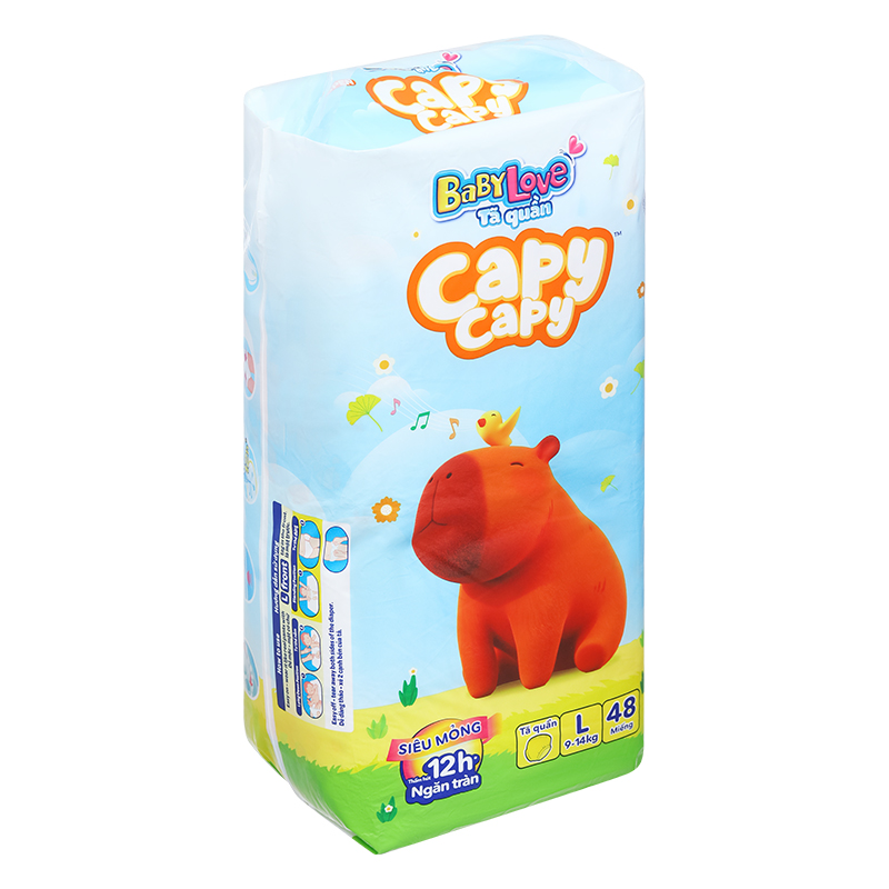 Tã quần BabyLove Capycapy size L 48 miếng (9 - 14 kg) 3