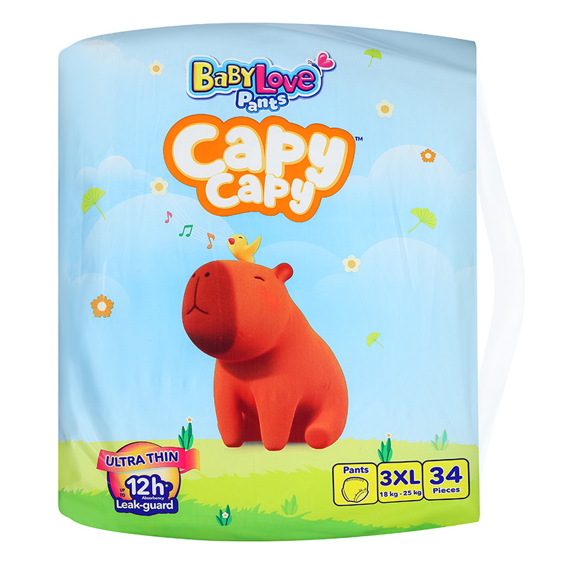 Tã quần BabyLove Capycapy size L 48 miếng (9 - 14 kg) 15