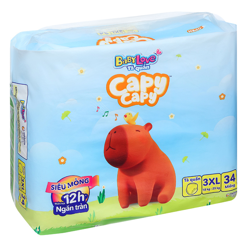 Tã quần BabyLove Capycapy size L 48 miếng (9 - 14 kg) 16