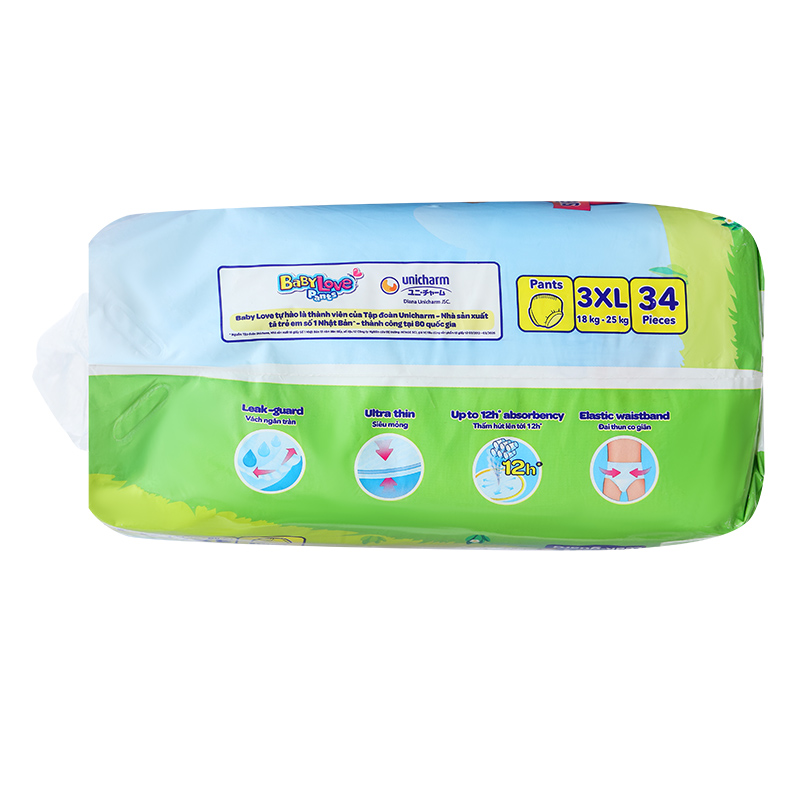 Tã quần BabyLove Capycapy size L 48 miếng (9 - 14 kg) 17