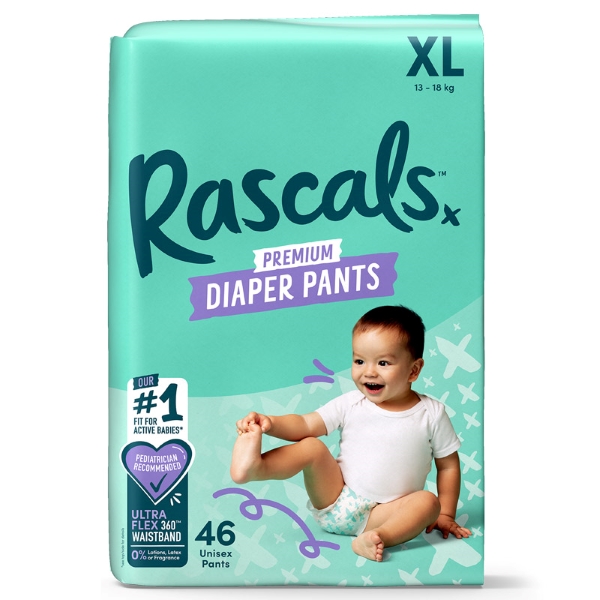 Tã quần Rascal + Friends Size XL46 thấm hút tốt, êm mềm, giảm 20% - AVAKids.com