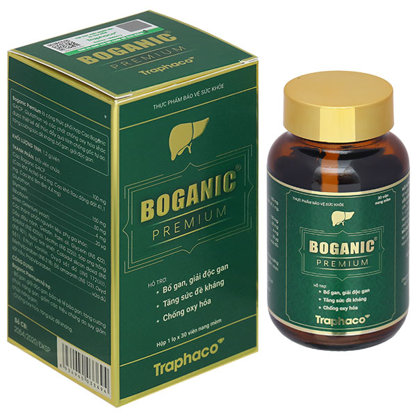Boganic Premium hỗ trợ bổ gan, giải độc gan, bảo vệ tế bào gan