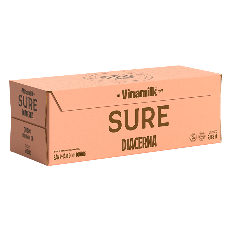 Thùng 24 sữa nước dinh dưỡng người lớn Vinamilk Sure Dicerna hương tự nhiên 237ml 2