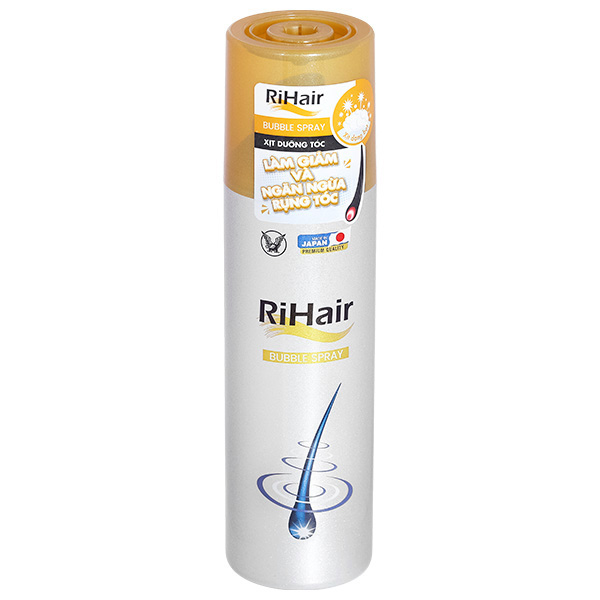 Xịt dưỡng tóc Rihair Bubble Spray hỗ trợ ngăn rụng tóc