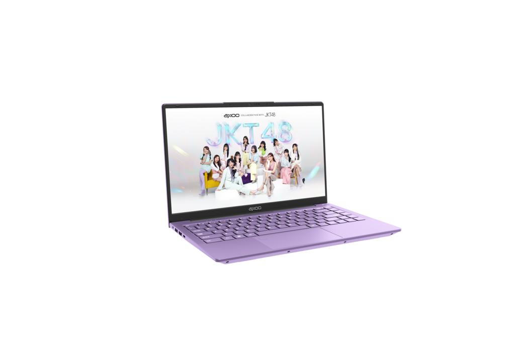 Laptop Axioo Hype 5 JKT48 X3 Lollipop Ryezen R5-3500/8GB/256GB/Win11(MYB-HY5-MH5X3082UR1) Purple