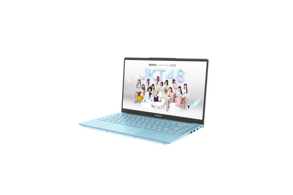 Laptop Axioo Hype 5 JKT48 X3 Lollipop Ryezen R5-3500/8GB/256GB/Win11 (MYB-HY5-MH5X3082BC1) Blue 2