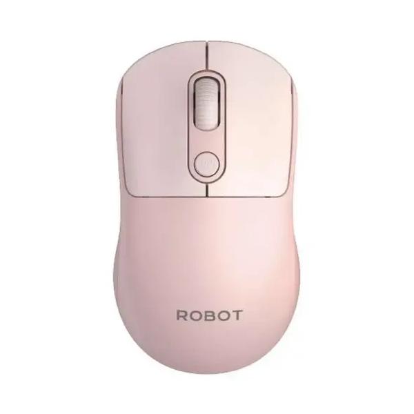 Mouse Wireless Robot M207 Pink