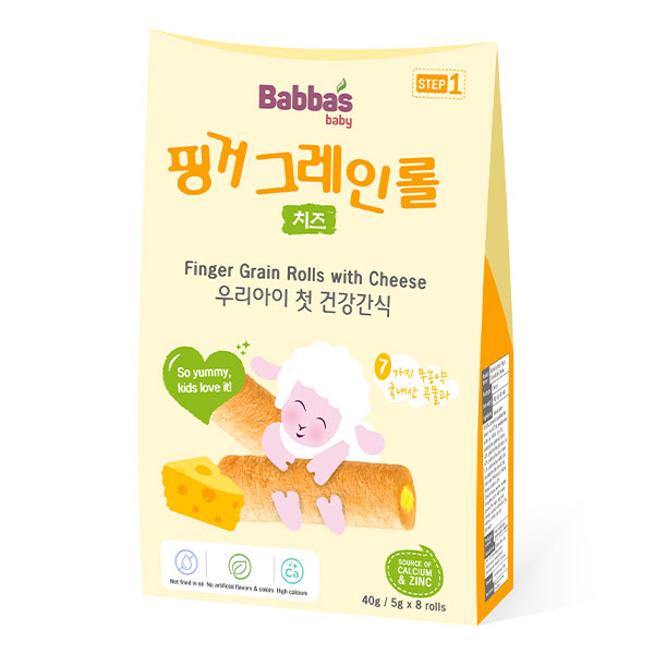 Bánh ngũ cốc ăn dặm Babba's vị phô mai