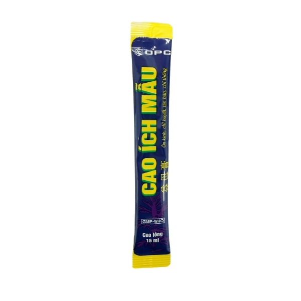 Cao lỏng Cao Ích Mẫu trị kinh nguyệt không đều, đau bụng kinh hộp 30 gói x 15ml - 8