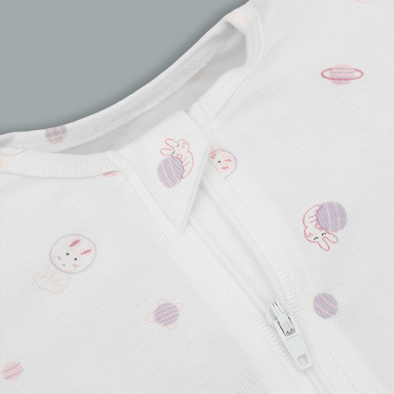 Chũn sợi tre Lullaby NH727C 3 tháng màu trắng - xanh 12