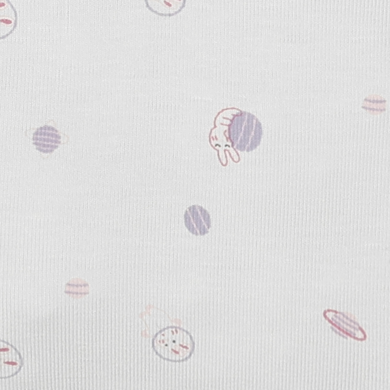 Chũn sợi tre Lullaby NH727C 3 tháng màu trắng - xanh 13