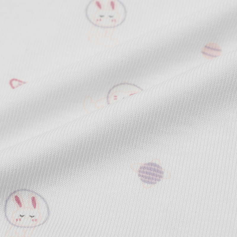 Chũn sợi tre Lullaby NH727C 3 tháng màu trắng - xanh 14