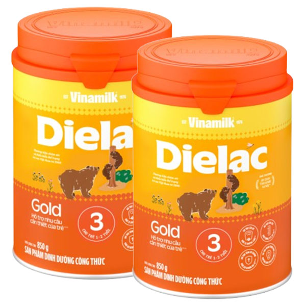 Sữa bột Dielac Gold 3 hương vani 850g (1 - 2 tuổi) GIÁ TỐT - AVAKids.com