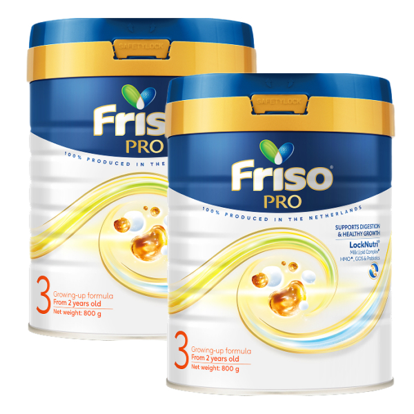 Sữa Bột Friso Pro 3 800g dinh dưỡng cho bé, tặng quạt cầm tay Friso - AVAKids.com