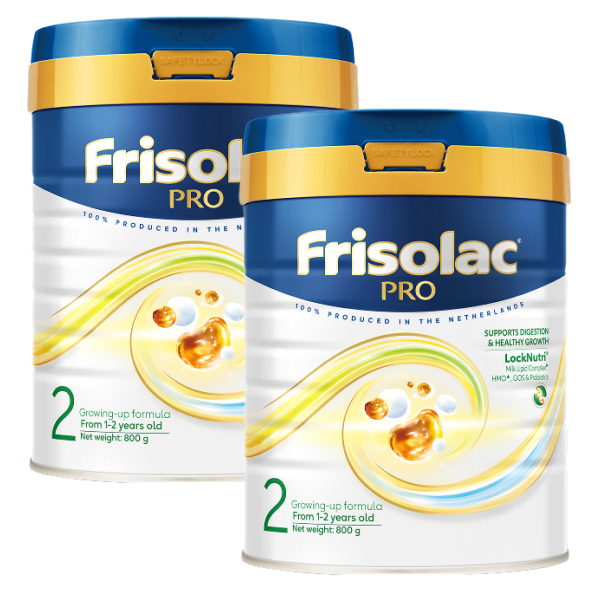 Sữa bột Frisolac Pro số 2 800g (1 - 2 tuổi) - AVAKids.com