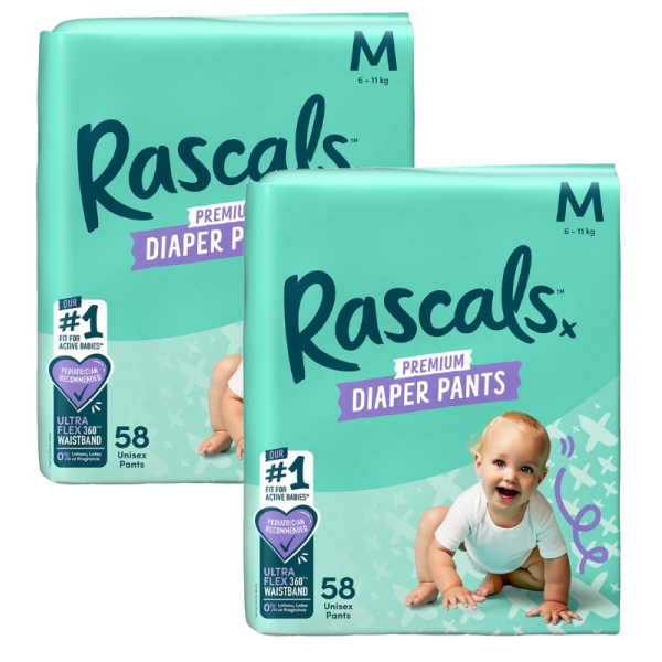 Combo 2 tã quần Rascals size M - Giao bao bì ngẫu nhiên