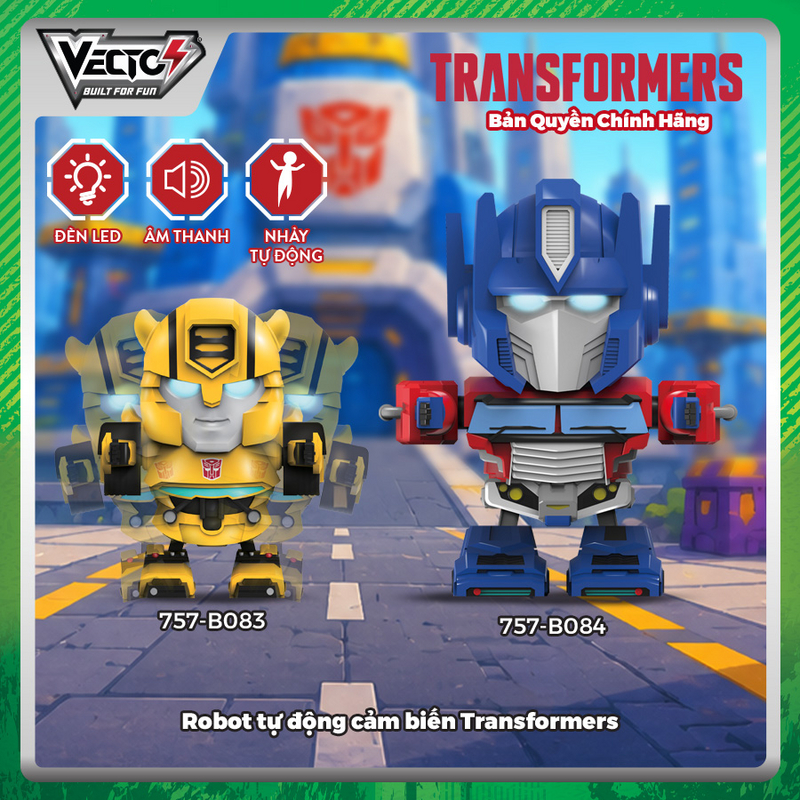 Đồ chơi mô hình Robot tự động cảm biến VECTO Transformers - Bumblebee 6