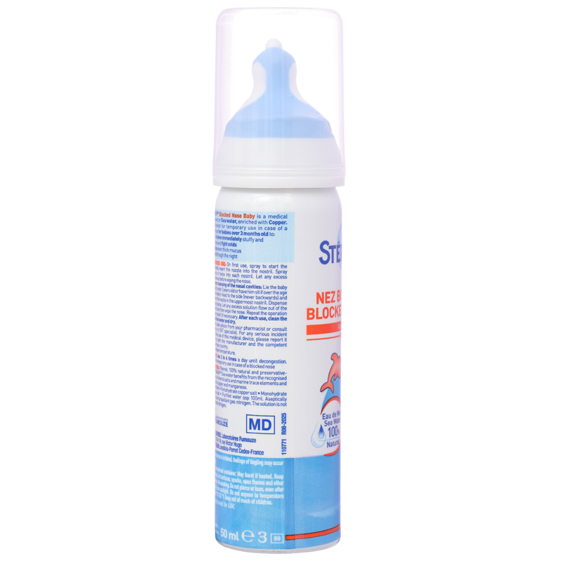 Dung dịch xịt mũi baby STERIMAR Blocked Nose Hygiene giảm nghẹt mũi cho bé chai 50ml - 11