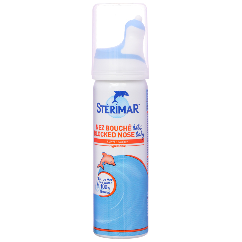 Dung dịch xịt mũi baby STERIMAR Blocked Nose Hygiene giảm nghẹt mũi cho bé chai 50ml - 8