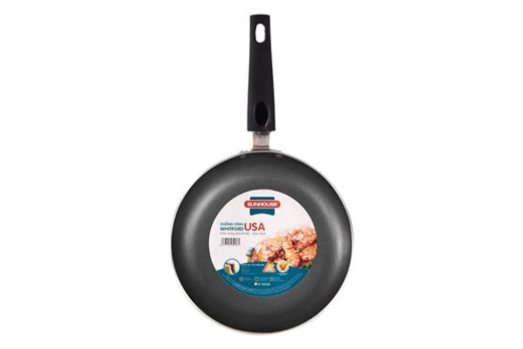 Fry Pan Aluminium Anti Lengket Sunhouse 16 cm CT16