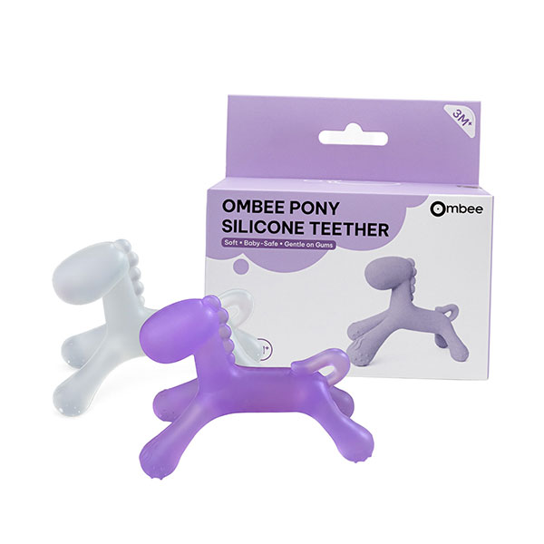 Gặm nướu silicone Ombee Pony Tím - KM
