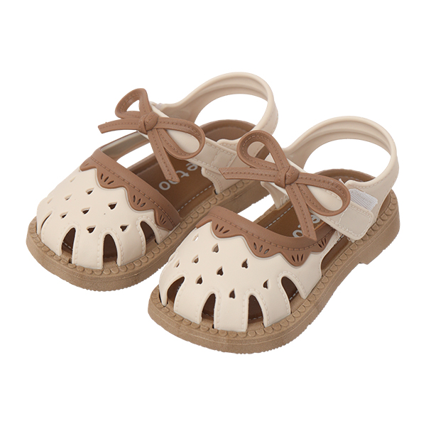 Giày sandal cho bé HappyTime SD010 màu trắng - nâu - AVAKids.com