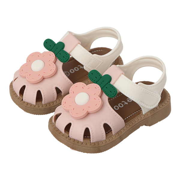 Giày sandal cho bé HappyTime SD011 màu trắng - hồng - AVAKids.com