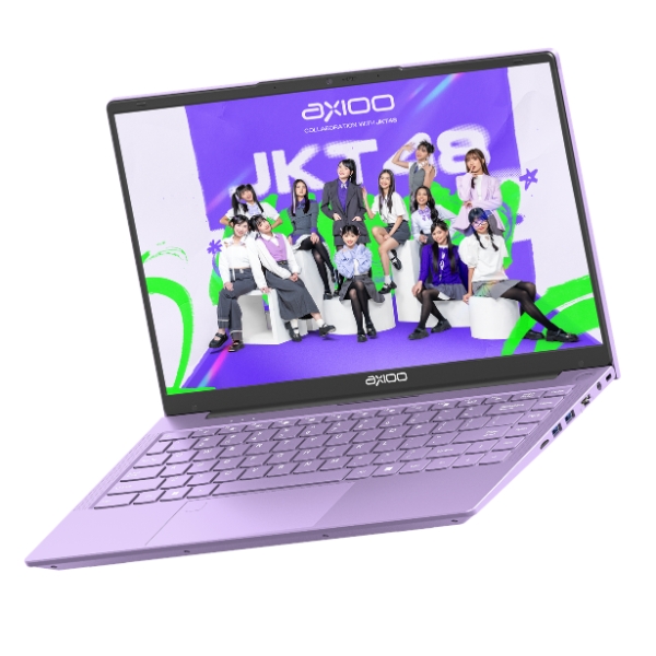 Laptop Axioo Hype 5 JKT48 X3 Lollipop Ryezen R5-3500/8GB/256GB/Win11(MYB-HY5-MH5X3082UR1) Purple
