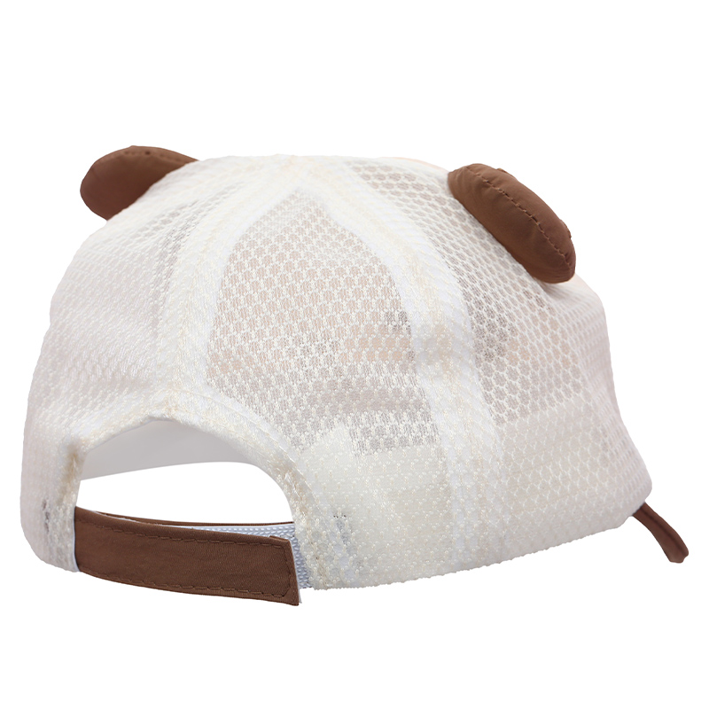 Nón lưỡi trai cho bé TOP KIDS Apple Bear màu nâu be 4