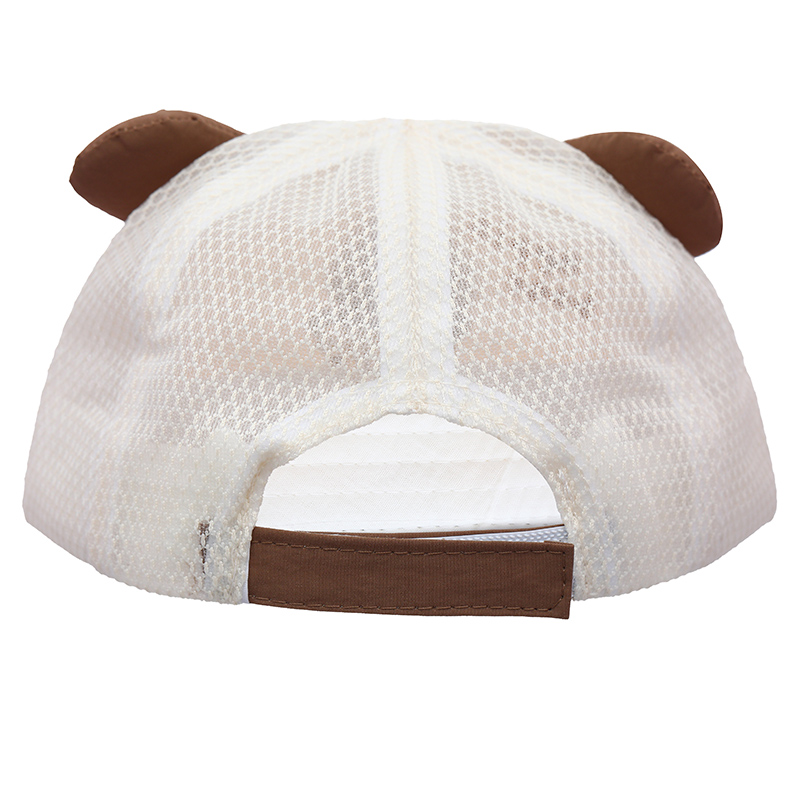 Nón lưỡi trai cho bé TOP KIDS Apple Bear màu nâu be 5
