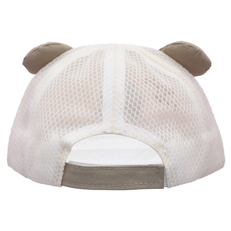 Nón lưỡi trai cho bé TOP KIDS Apple Bear màu nâu be 13