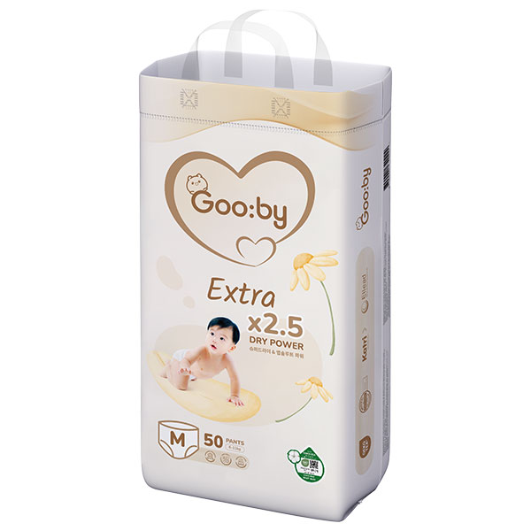 Tã quần Gooby Extra Size M50 thấm hút tốt, êm mềm, đồng giá 295K - AVAKids.com