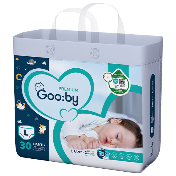 Tã quần Gooby Premium Size L30 thấm hút tốt, êm mềm, đồng giá 265K - AVAKids.com