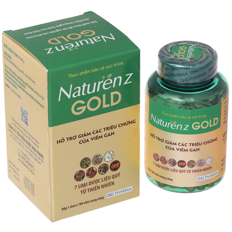 NATURENZ GOLD hỗ trợ hạ men gan, mát gan, nhuận tràng