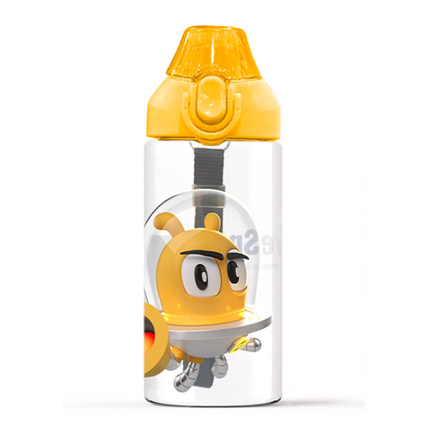 Bình nước nhựa 500ml LiveSpo vàng - KM