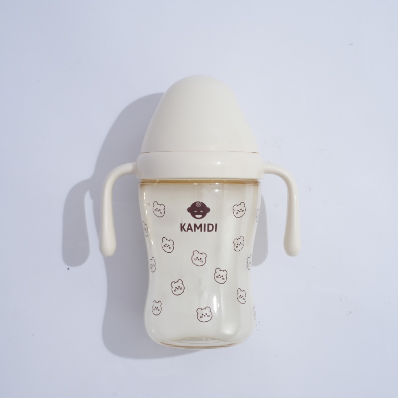 Bình sữa nhựa PPSU Kamidi cổ rộng thế hệ thứ 2 300 ml - Họa tiết gấu (6 - 9 tháng) 5