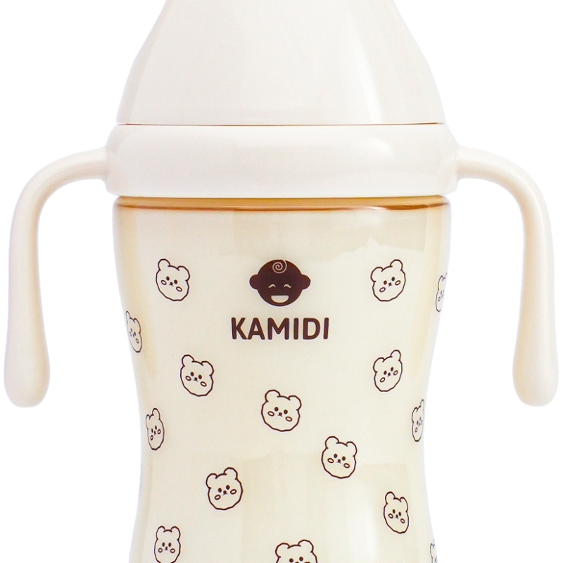 Bình sữa nhựa PPSU Kamidi cổ rộng thế hệ thứ 2 300 ml - Họa tiết gấu (6 - 9 tháng) 4