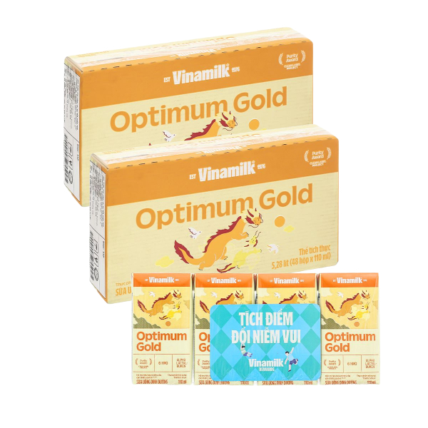 Combo 2 thùng 48 hộp sữa pha sẵn Optimum Gold