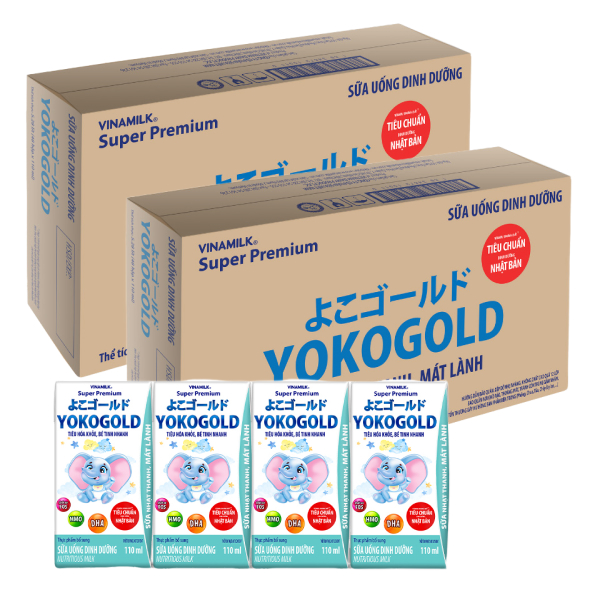 Combo 2 thùng 48 hộp sữa pha sẵn YokoGold