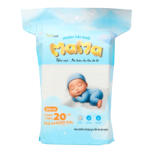 Combo 3 túi khăn vải khô đa năng Mama không mùi - AVAKids.com
