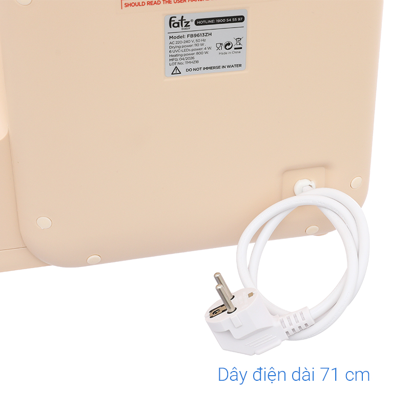 Máy tiệt trùng bình sữa Fatzbaby Multi-King 4 FB9613ZH 9